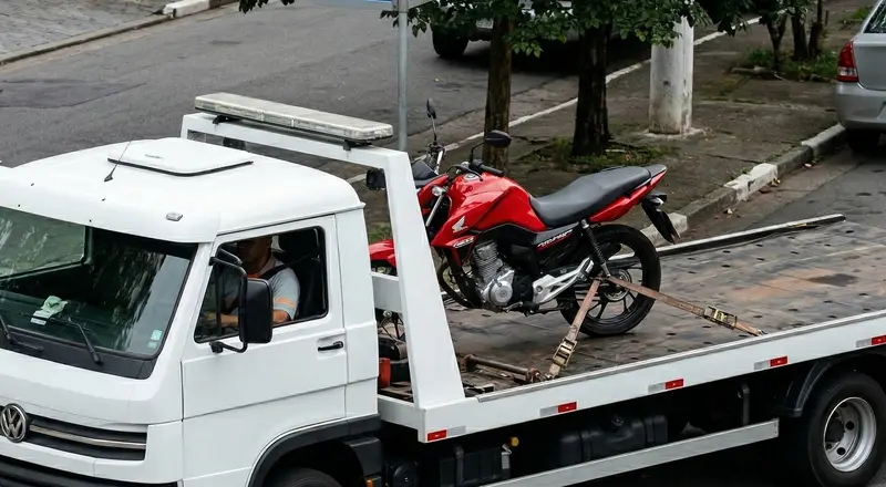 Reboque de moto em Sete Lagoas – guincho especializado para motocicletas